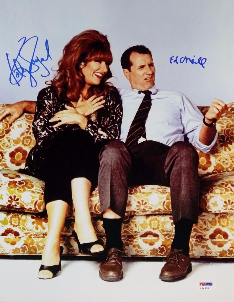 Ed O'Neill / Katey Sagal signed Married With Children 11x14 Photo PSA/DNA COA