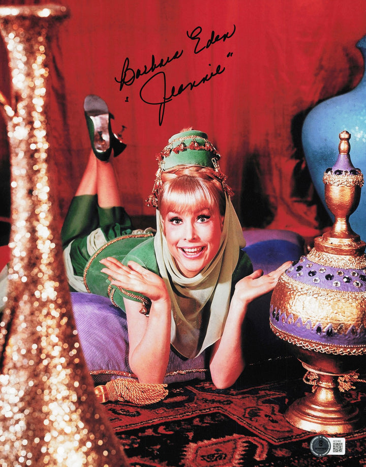 Barbara Eden Signed 11x14 Photo I Dream Of Jeannie "Jeannie" Beckett #AE31802