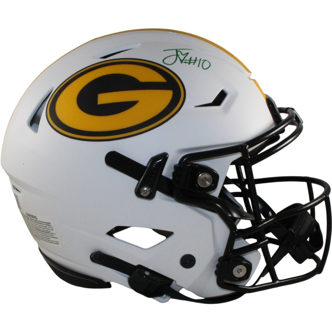 Jordan Love Autographed Green Bay Packers SpeedFlex Lunar Helmet Beckett W 57139