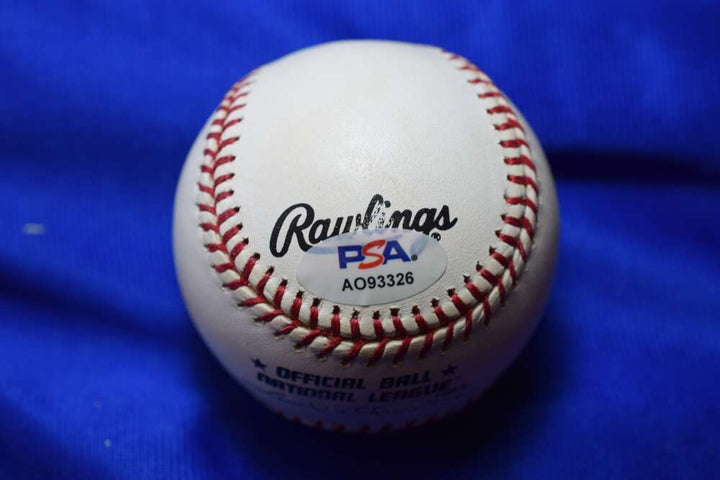 Ralph Kiner PSA DNA Autograph National League Signed Baseball HOF 75