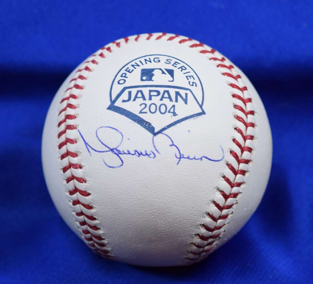 Mariano Rivera Steiner COA Autograph 2004 Japan Opening Series Signed Baseball