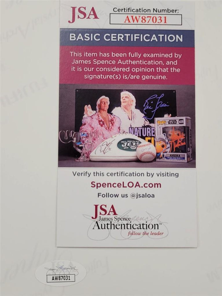 Tom Morga, Dick Wieand, Johnny Hock signed Friday the 13th 5 V 11x14 photo ~ JSA