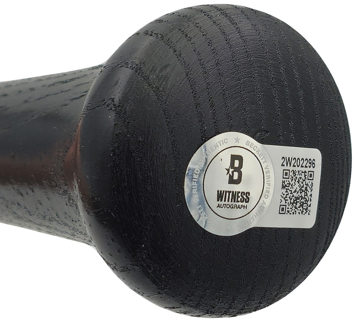 Sammy Sosa Signed Black L Slugger Pro Stock Baseball Bat Cubs Beckett Witness