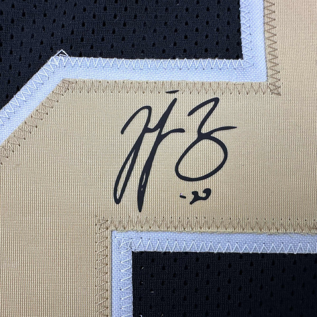 Facsimile Autographed Malcolm Jenkins New Orleans Black Reprint Jersey Men's XL