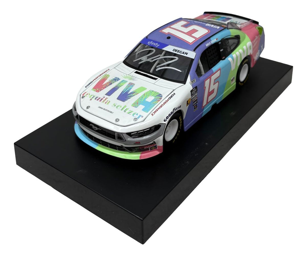 Hailie Deegan Signed 1:24 NASCAR Viva Tequila Die-Cast Car PSA/DNA
