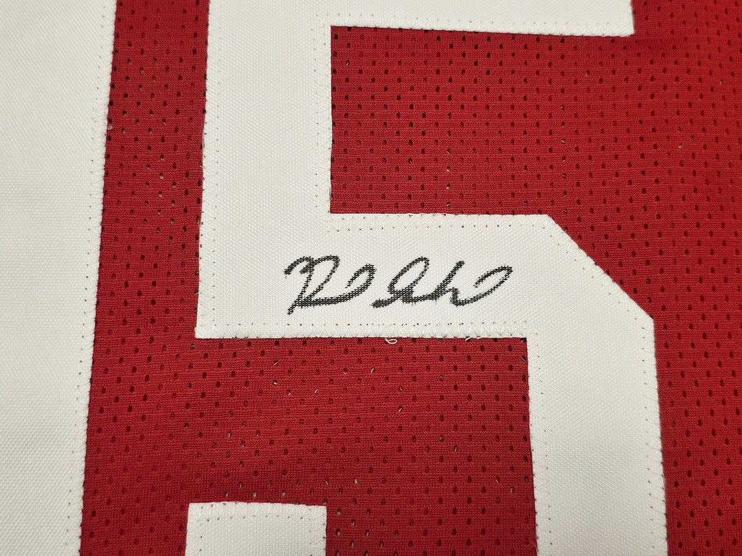 Houston Rockets Reed Sheppard Signed Red Jersey Beckett BAS