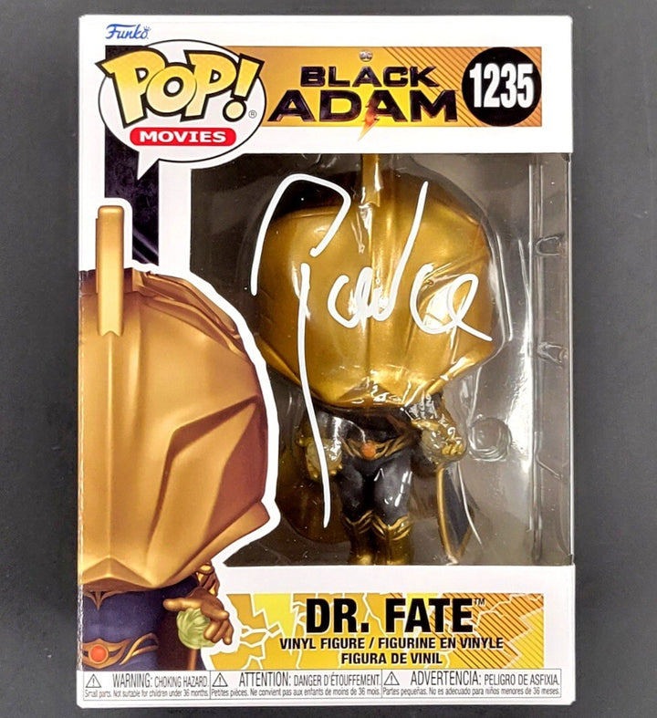 Pierce Brosnan signed Dr. Fate Black Adam Funko Pop! autograph (A) ~ Beckett BAS