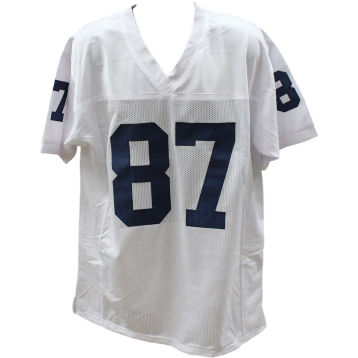 Pat Freirmuth Autographed/Signed College Style White Jersey Beckett 48040