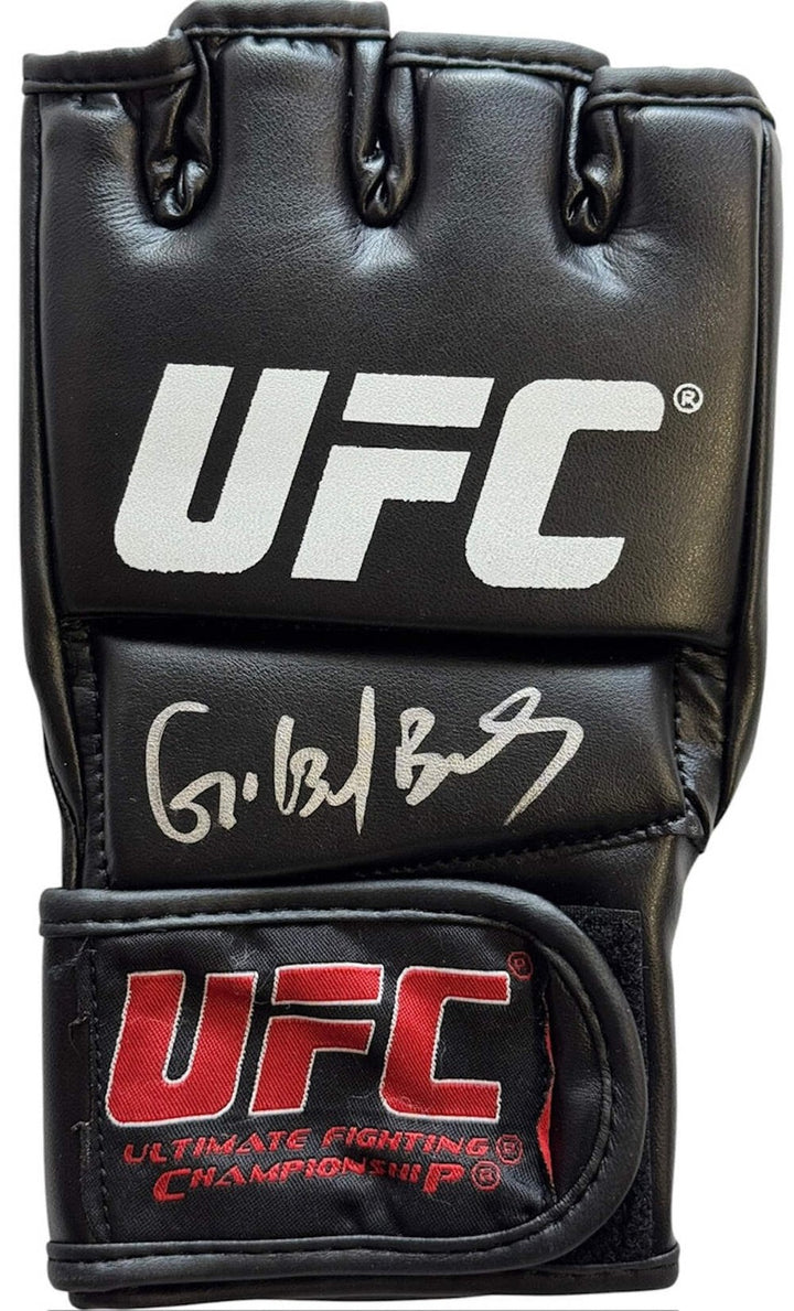 Gilbert Burns Signed UFC Fighting Glove (JSA Witnessed)