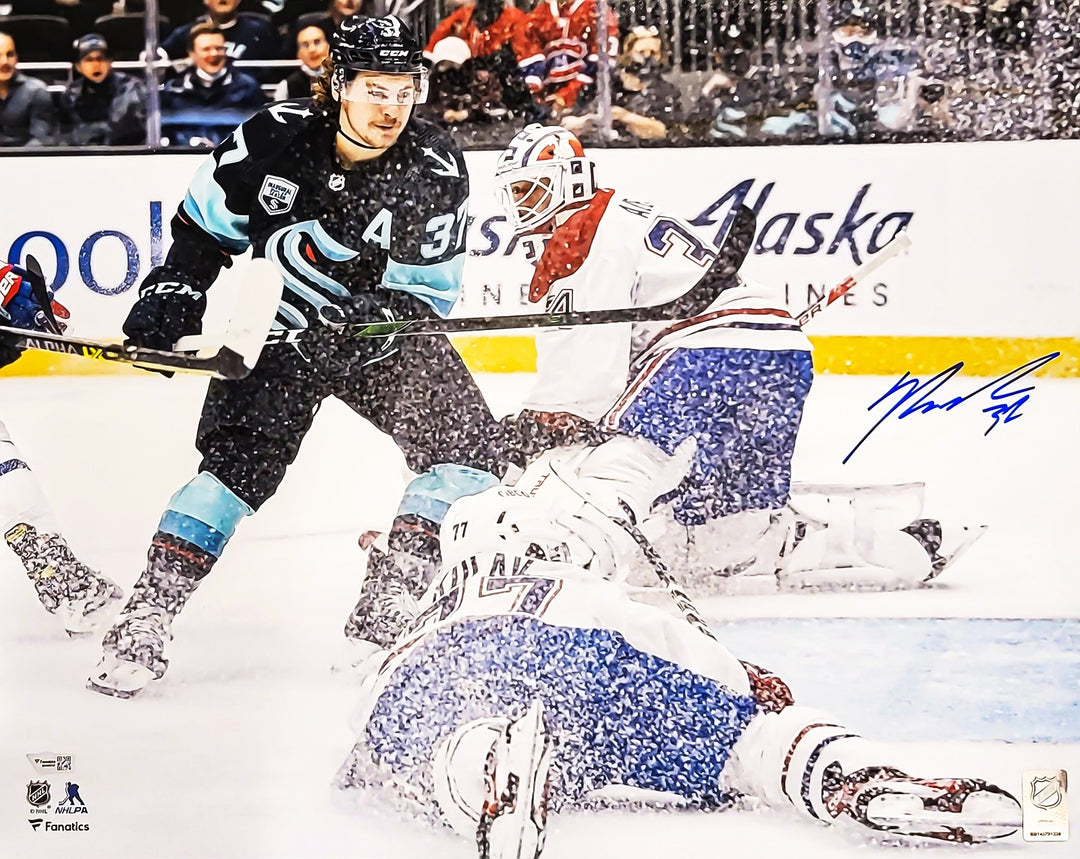 Yanni Gourde Autographed Signed 16x20 Photo Seattle Kraken Fanatics Holo