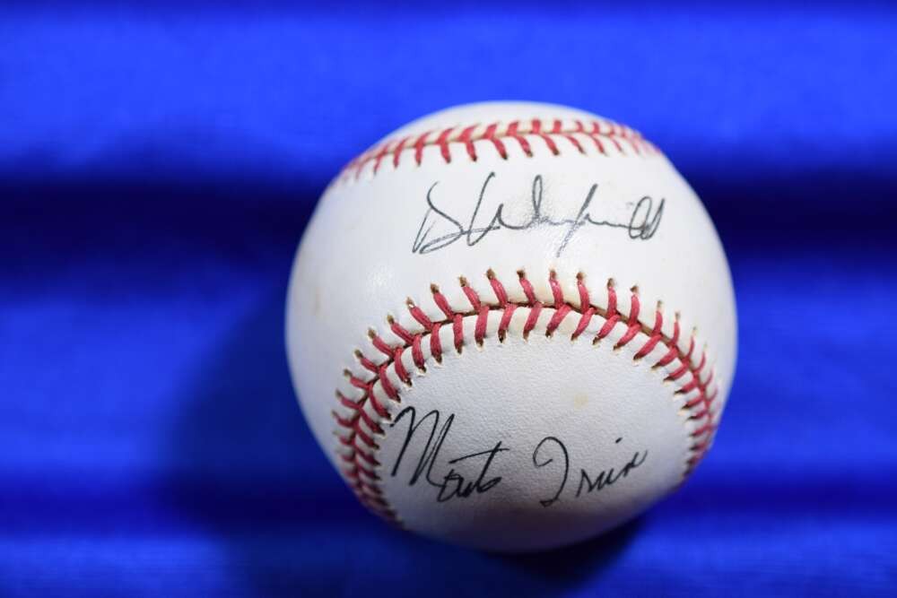 Dave Winfield Monte Irvin PSA DNA Autograph American League OAL Signed Baseball