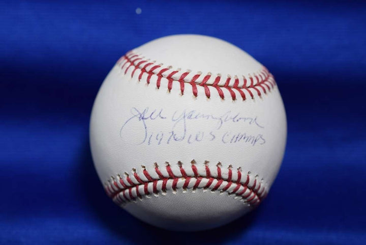 Joel Youngblood PSA DNA Autograph Major League OML Signed Baseball 76 WS Champs