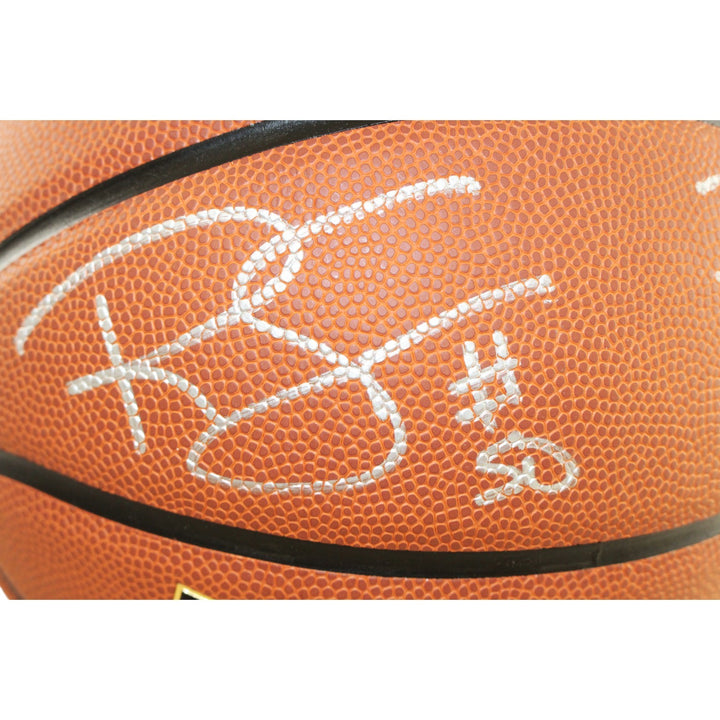 Ralph Sampson Autographed Houston Rockets Wilson Basketball Beckett 59178