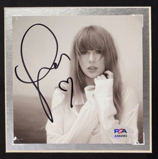 Taylor Swift Framed Swift Tortured Poets Department Shirt w/ Signed Insert