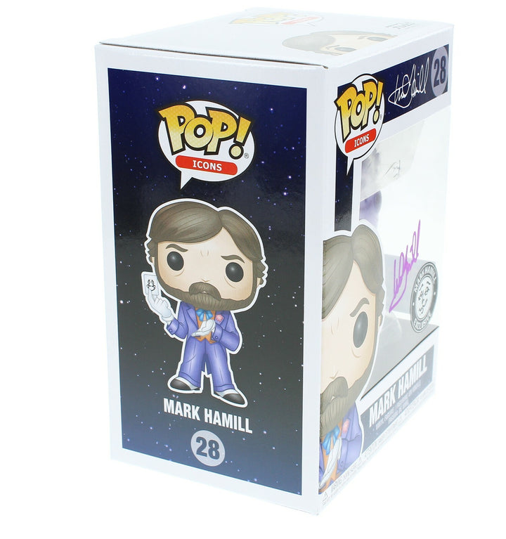 Mark Hamill Autographed Joker Funko Pop Variant Official Pix COA Signed Batman