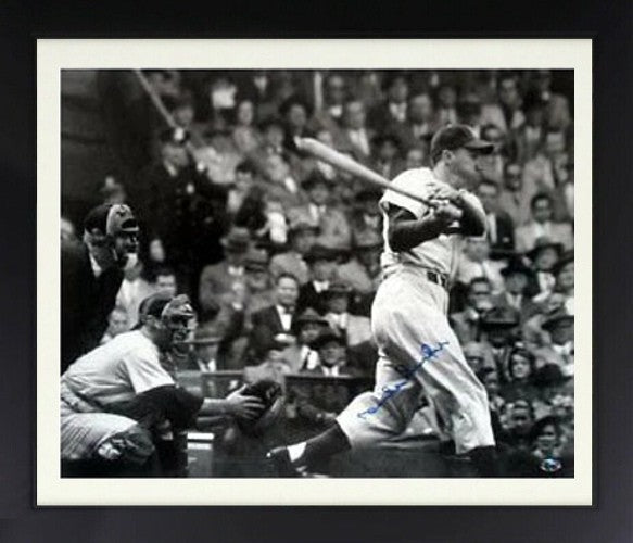 Duke Snider signed Brooklyn Dodgers B&W Batting 16x20 Photo Framed-JSA/HOF/2xWSC