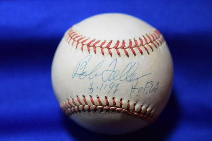 Bob Feller PSA DNA Autograph American League OAL Signed Baseball HOF 62