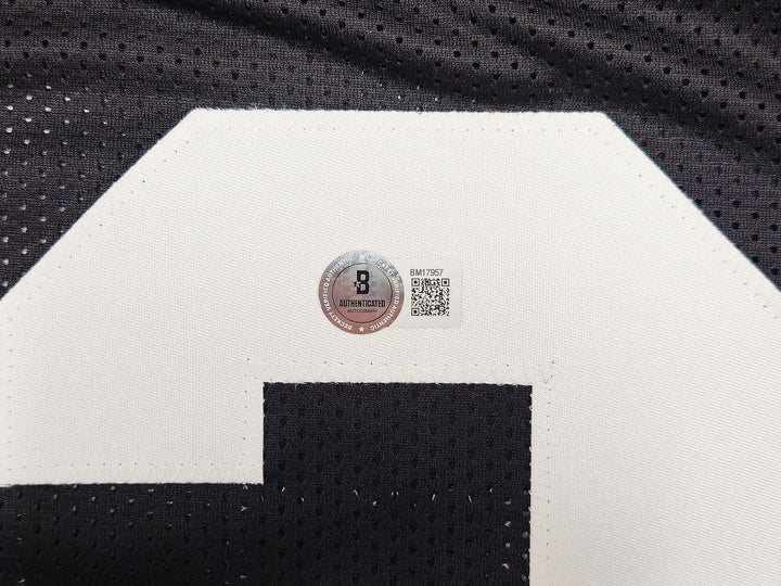 Pittsburgh Steelers Rocky Bleier Signed Black Jersey "4X SB Champ" Beckett