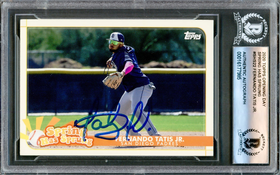 Fernando Tatis Jr. Signed 2020 Topps Opening Day Spring Has Sprung Card #SHS-22
