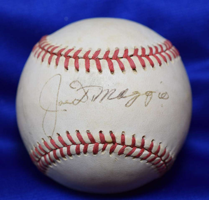 Joe Dimaggio JSA COA Autograph National League Signed Baseball