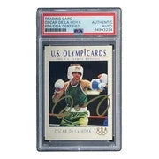 Oscar De La Hoya Signed 1992 Impel Olypicards #23 Rookie Card PSA/DNA