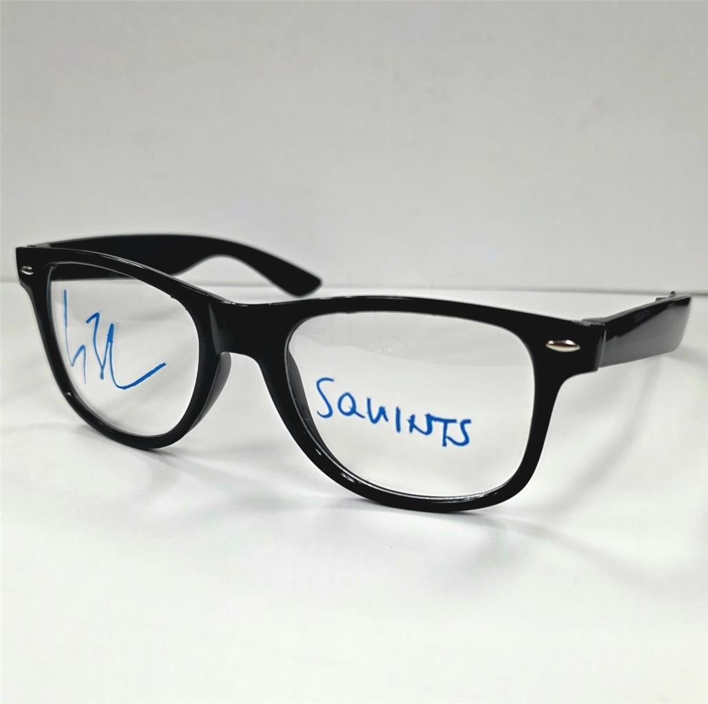 Chauncey Leopardi signed "Squints" The Sandlot Glasses autograph Beckett BAS