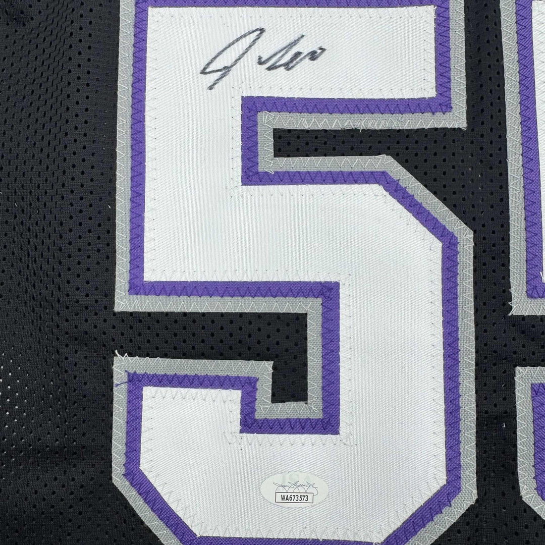 Autographed/Signed JASON WILLIAMS Sacramento Black Basketball Jersey PSA/DNA COA