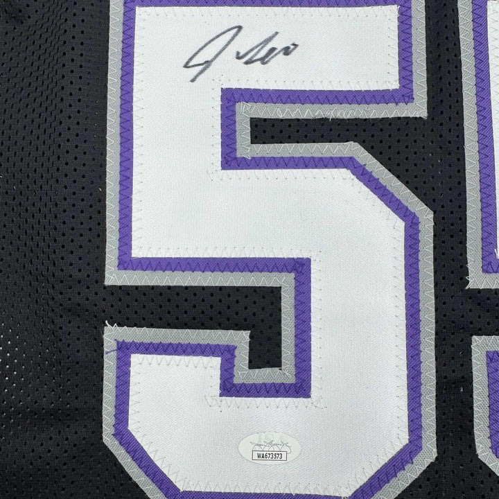 Autographed/Signed JASON WILLIAMS Sacramento Black Basketball Jersey PSA/DNA COA