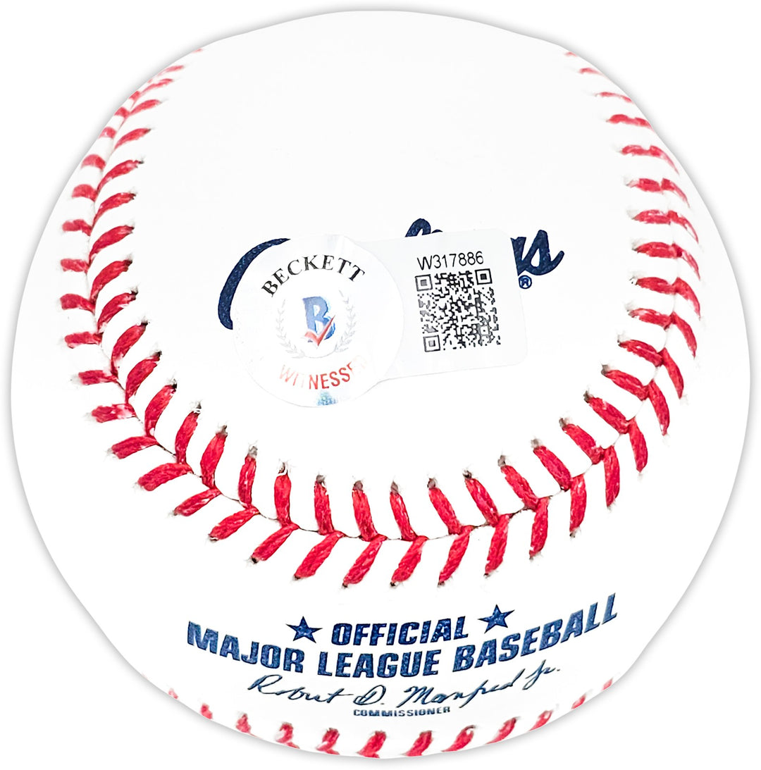 Wade Boggs Signed MLB Baseball Boston Red Sox "HOF 05" Beckett Witness