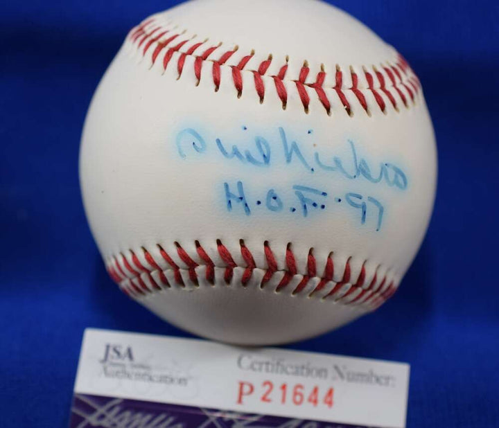 Phil Niekro JSA COA Autograph Signed Baseball HOF 97