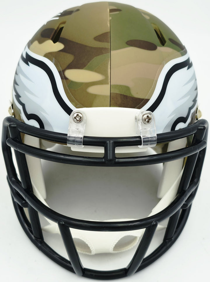 Jason Kelce Signed Philadelphia Eagles Camo Speed Mini Helmet PSA/DNA ITP