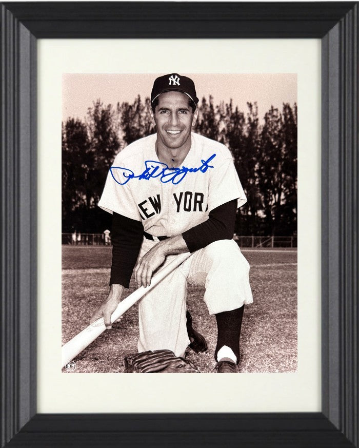 Phil Rizzuto signed New York Yankees MLB 8x10 Photo minor dings Framed - COA-HOF