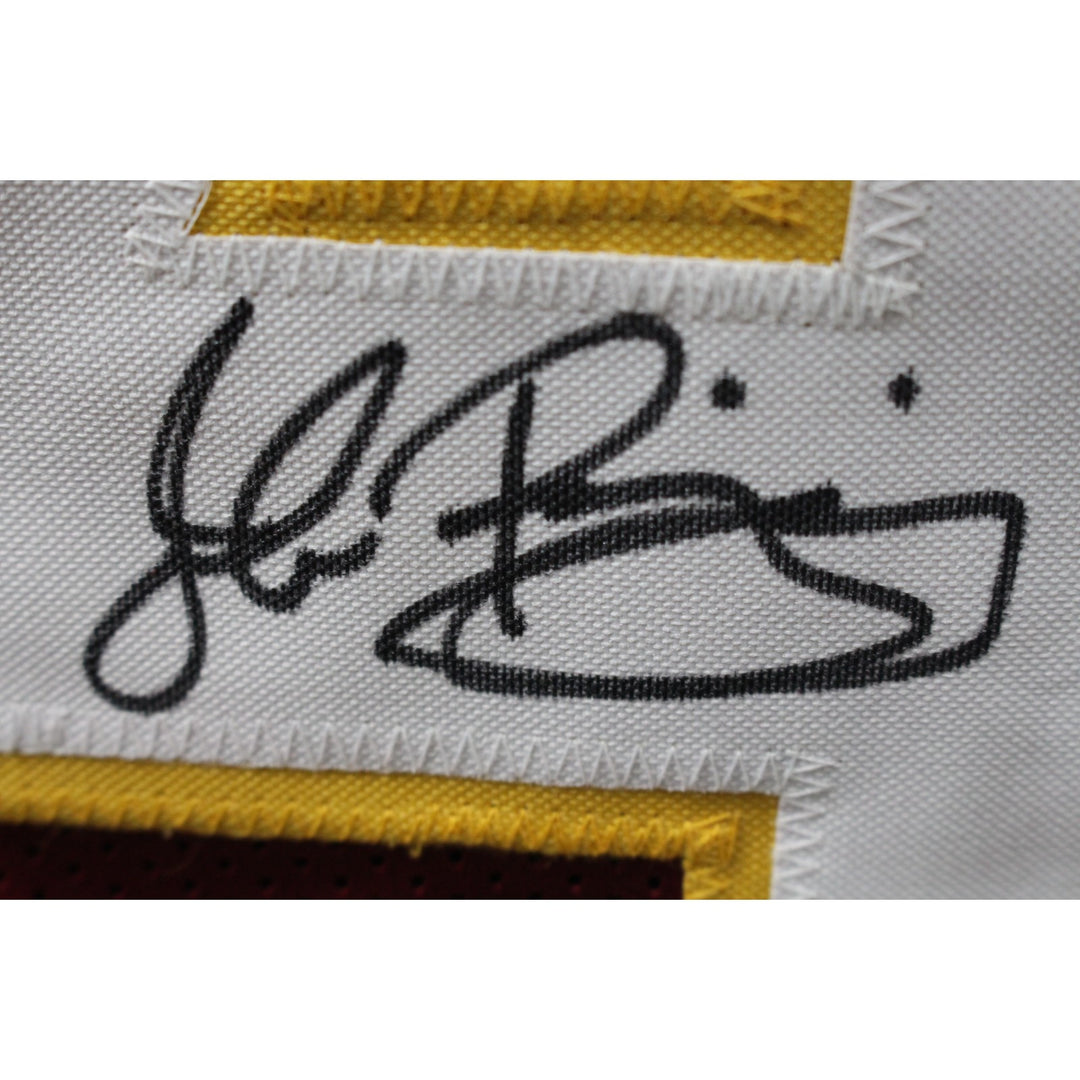 John Riggins Autographed/Signed Pro Style XL Maroon Jersey Beckett Witness 49711