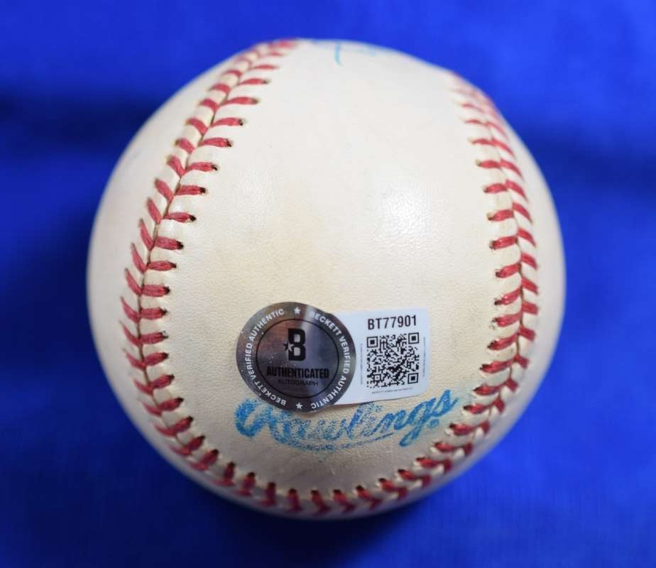 Tony Perez Beckett BAS Autograph American League OAL Signed Baseball