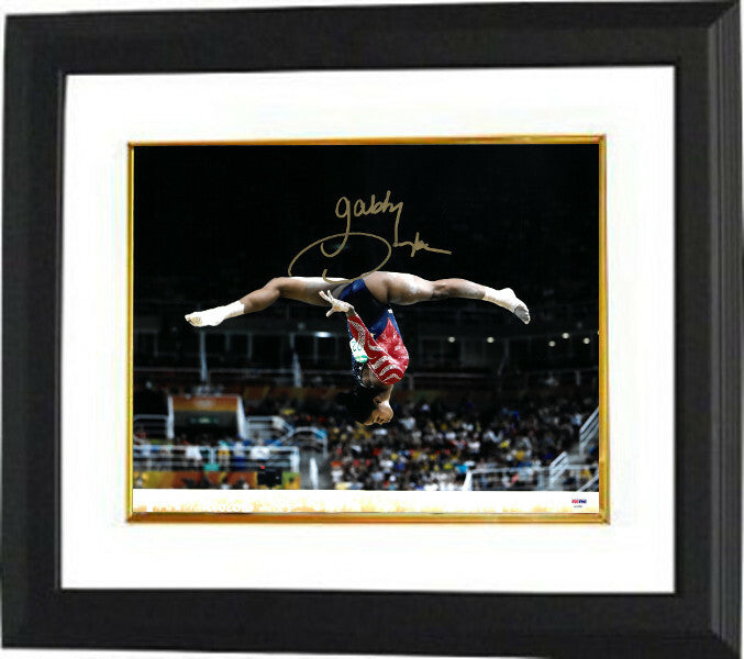 Gabby Douglas signed 2016 Rio Olympics Framed 16x20 Photo - PSA ITP (Team USA)