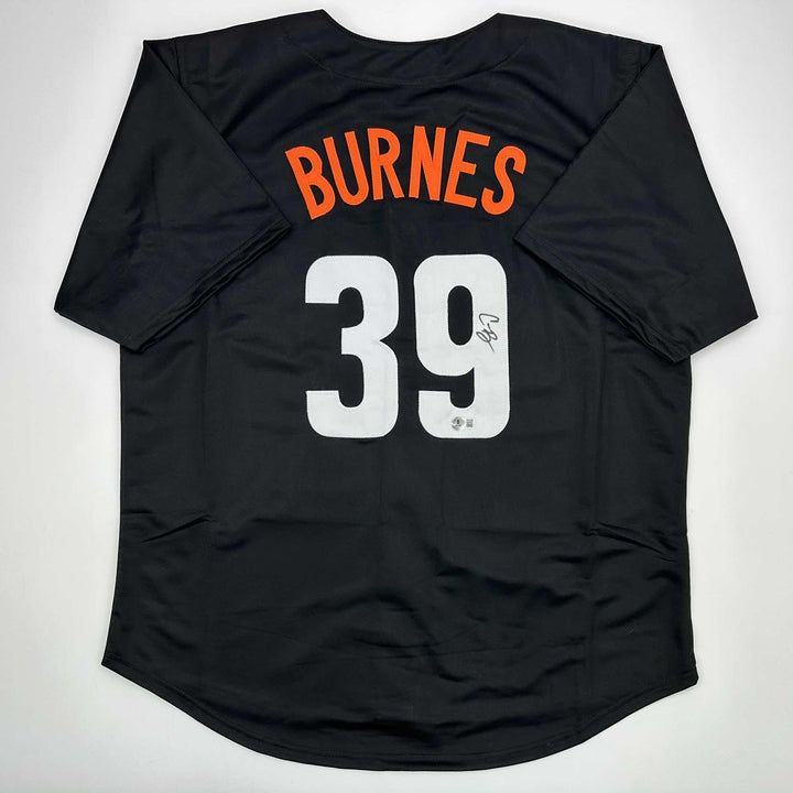 Autographed/Signed Corbin Burnes Baltimore City Connect Jersey Beckett COA