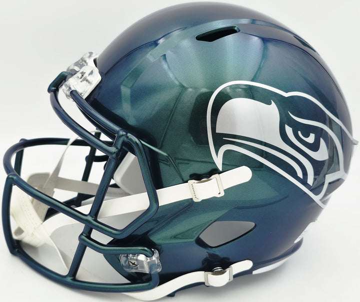 Julian Love Signed Seahawks Rivalries Full Size Speed Replica Helmet MCS Holo