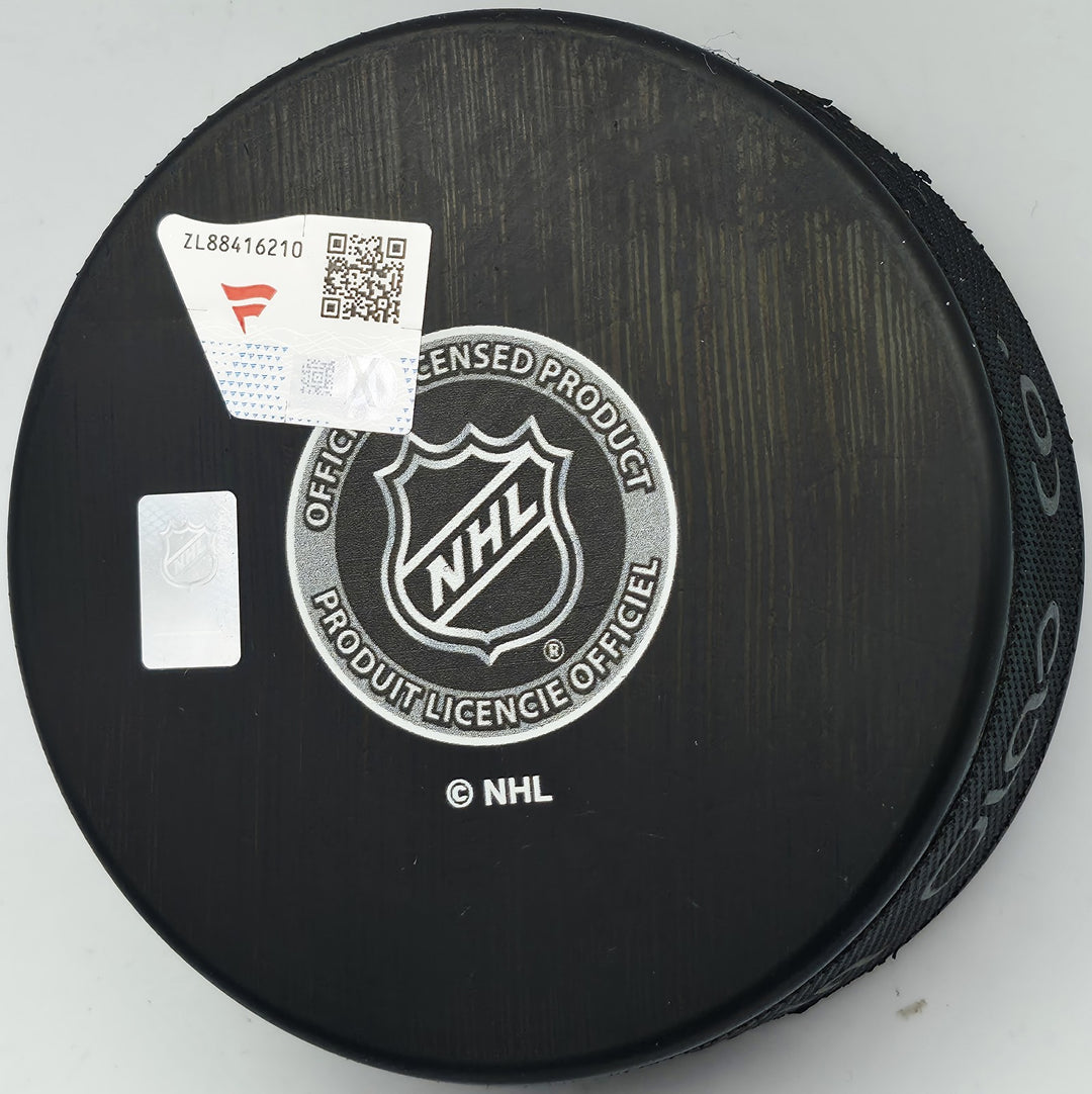 Alex Ovechkin Signed Capitals Logo Puck Capitals "895G 4.6.25" Fanatics Holo