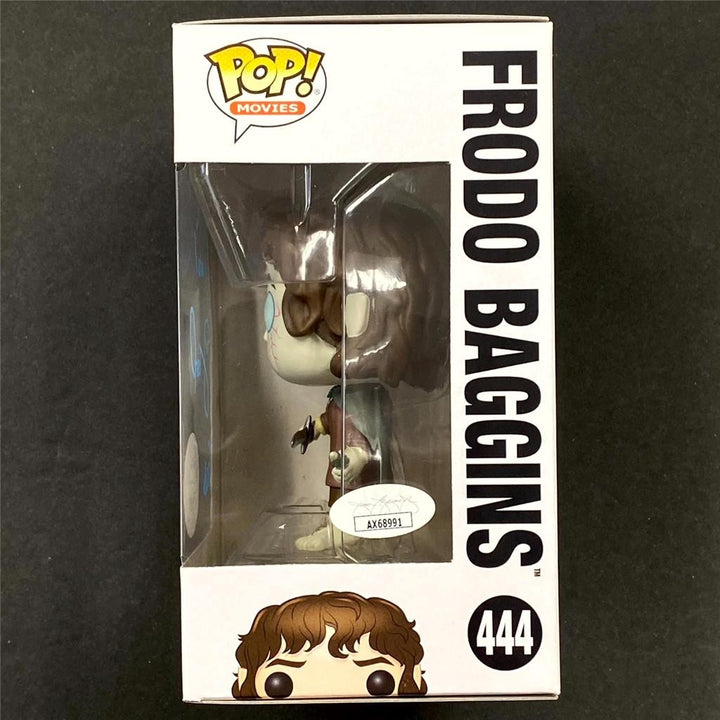 Elijah Wood signed Inscription Frodo GITD Chase Funko Pop! 444 autograph JSA