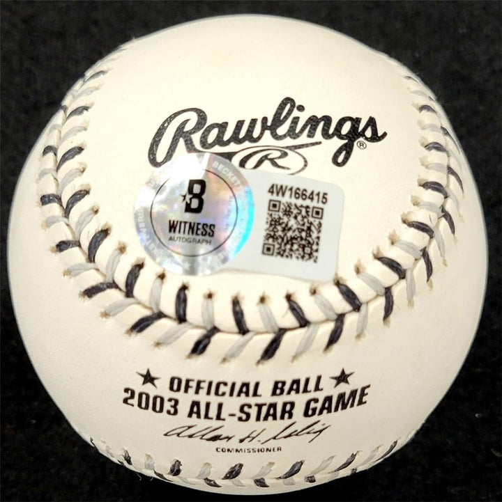 Shigetoshi Hasegawa signed 2003 ASG All Star Baseball Kanji auto ~ BAS Beckett