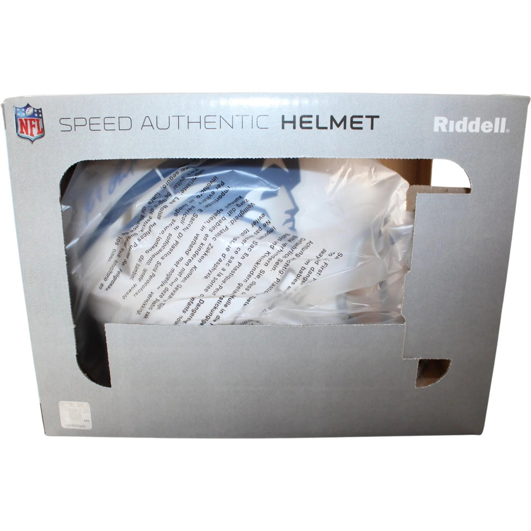 Rob Gronkowski Signed New England Patriots Pro Helmet Rivals Beckett WIT 58328