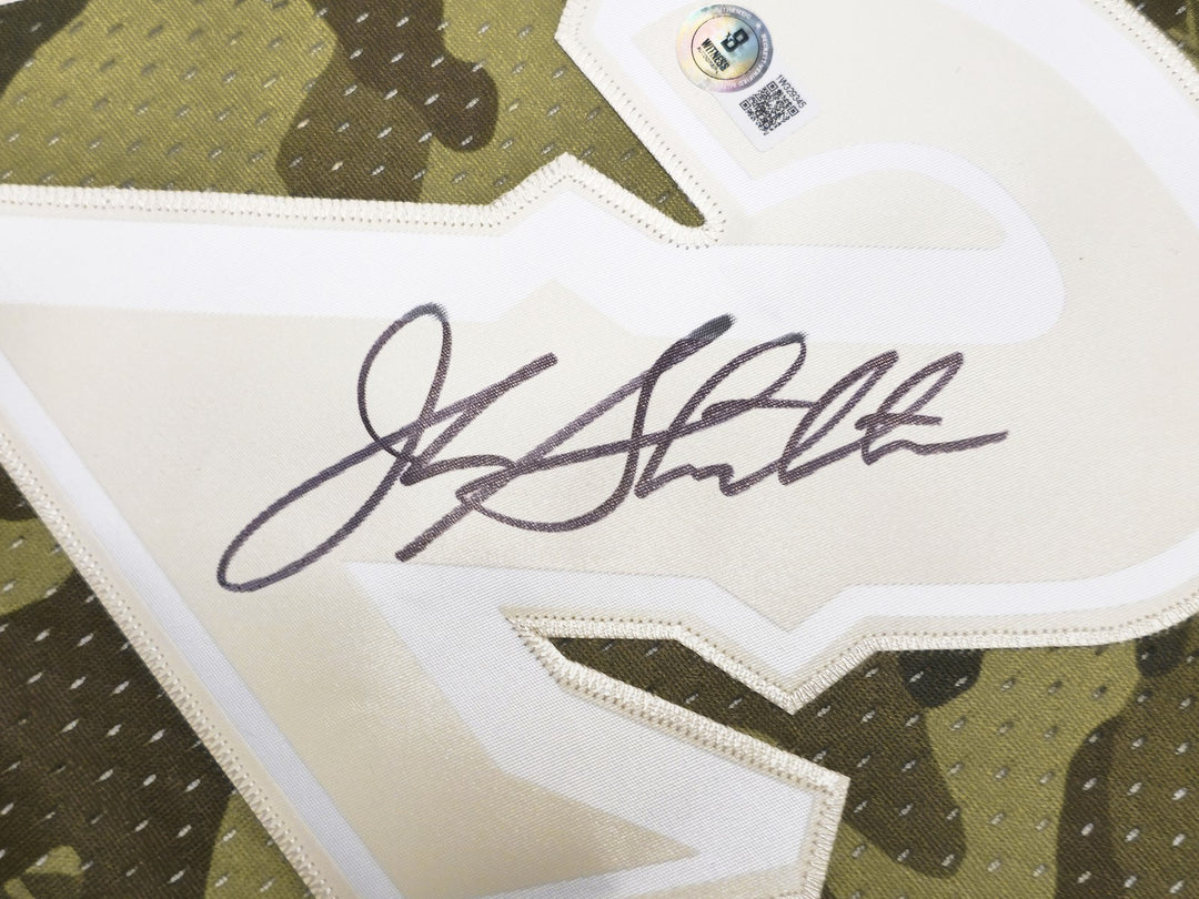 Jazz John Stockton Auto Green Auth Mitchell Ness 98 Swingman Ghost Jersey XL BAS