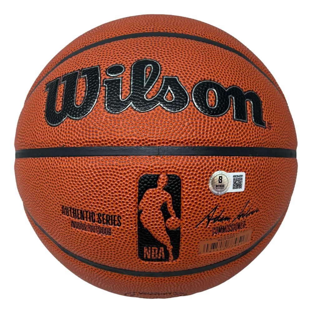 Jaylen Brown Philadelphia 76ers Signed Wilson I/O Basketball BAS
