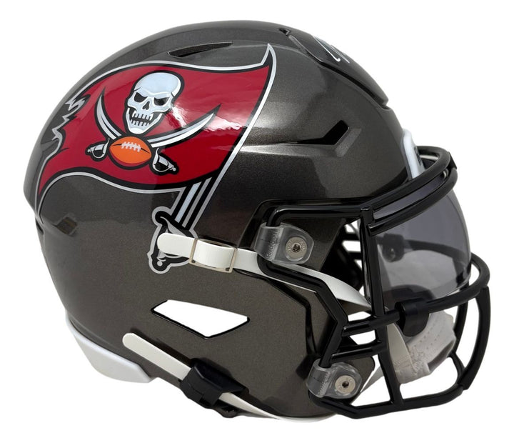 Bucky Irving Signed Tampa Bay Buccaneers MIDI SpeedFlex Helmet BAS
