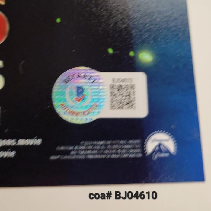 Justice Smith signed Dungeons & Dragons 11x17 photo autograph (B) ~ Beckett BAS