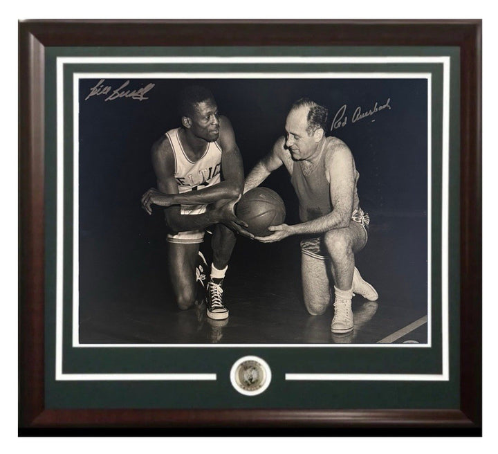 Bill Russell Red Auerbach Signed 16x20 Framed Photo Celtics PSA 10 Mint Auto HOF