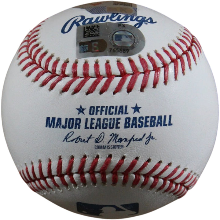 Will Smith Signed Los Angeles Dodgers OML Baseball 25 WS Champs Fanatics 56566