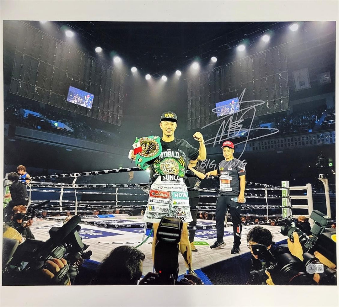 Junto Nakatani signed "Big Bang" 16x20 Photo Boxing Autograph (B) ~ Beckett BAS