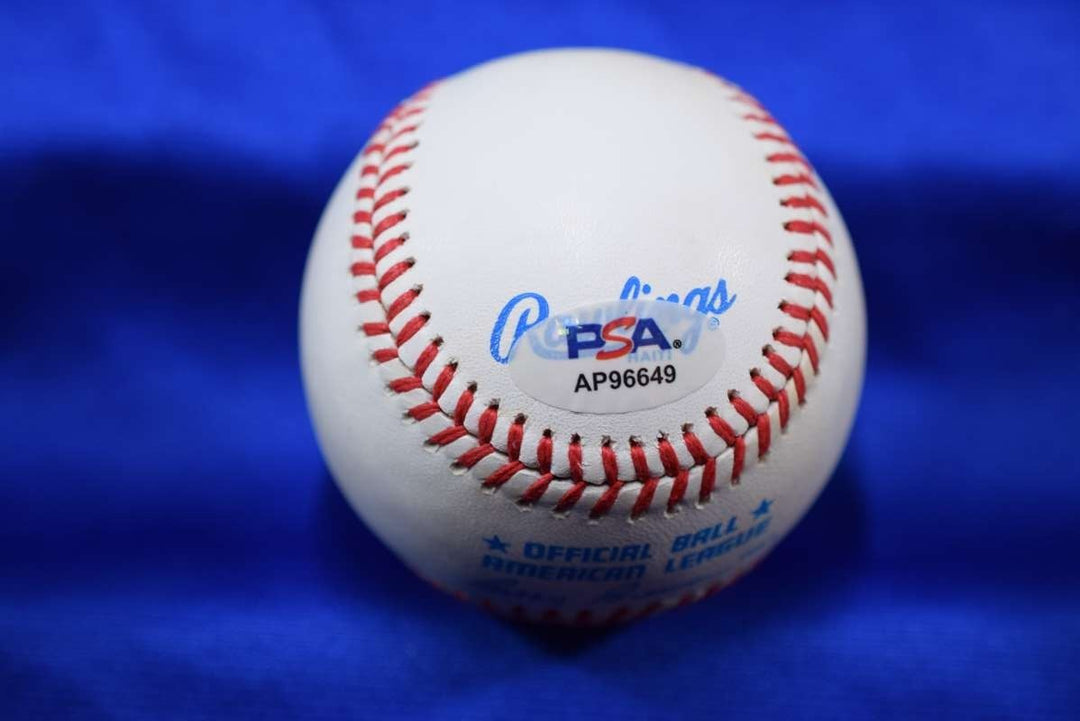Earl Weaver PSA DNA Autograph American League OAL Signed Baseball Orioles