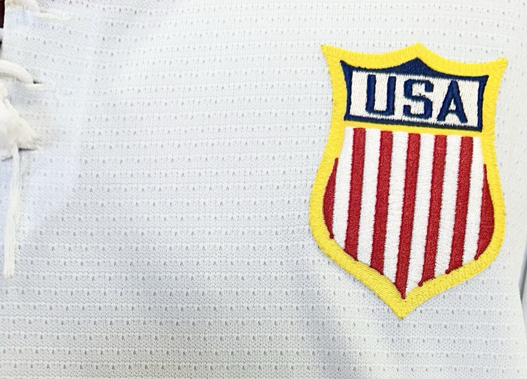Derek Stepan Game Used Nike USA Hockey 2014 Olympics #12 Jersey Sochi Patch COA